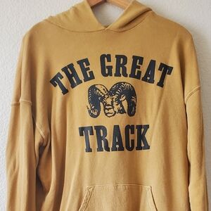 THE GREAT Track College Sweatshirt Graphic Hoodie